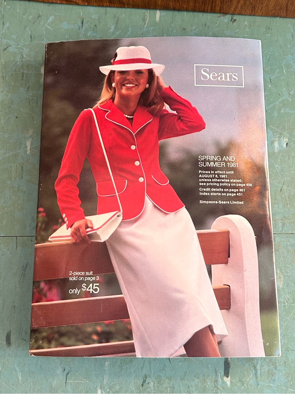 Vintage 1981 Sears catalogue spring summer ephemera